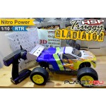 HSP RC Truggy GLADIATOR 4wd FULL Propo 1/10 Scale Nitro Power RTR Ready To Run with 2.4Ghz Remote Control